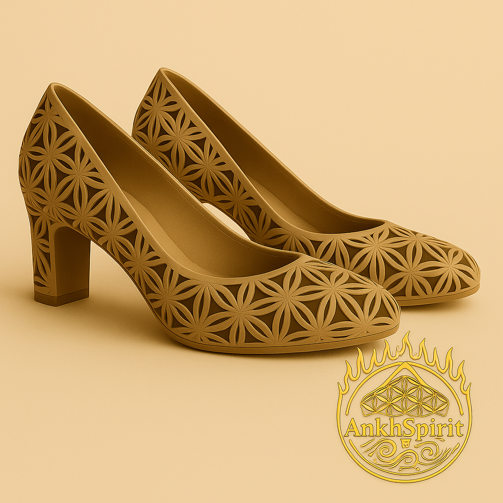 “Escarpin ISIS – Fleur de Vie Édition AnkhSpirit”